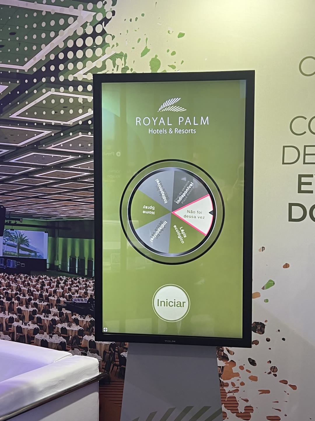 Royal Palm · Roleta de brindes
