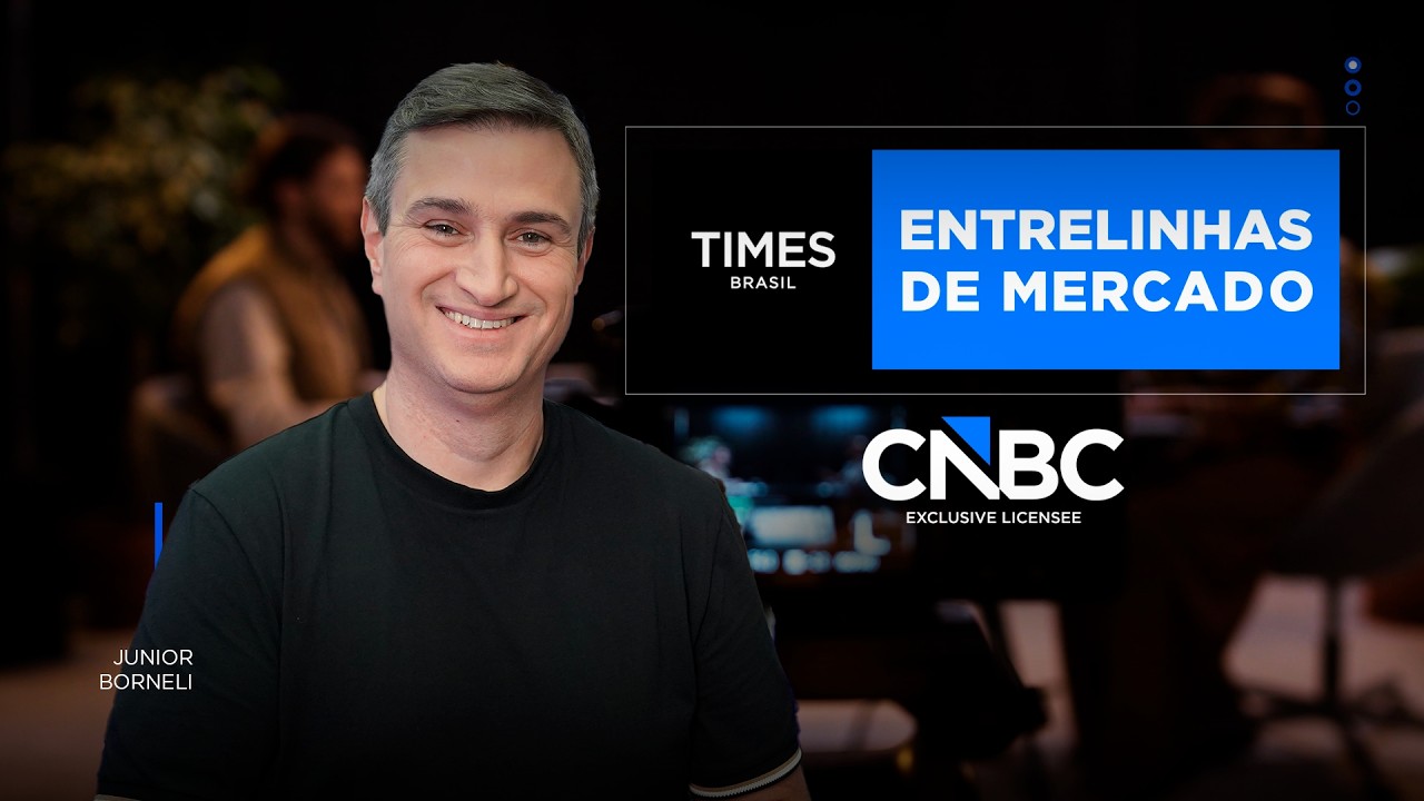 Capa do programa Entrelinhas de Mercado, apresentado por Junior Borneli